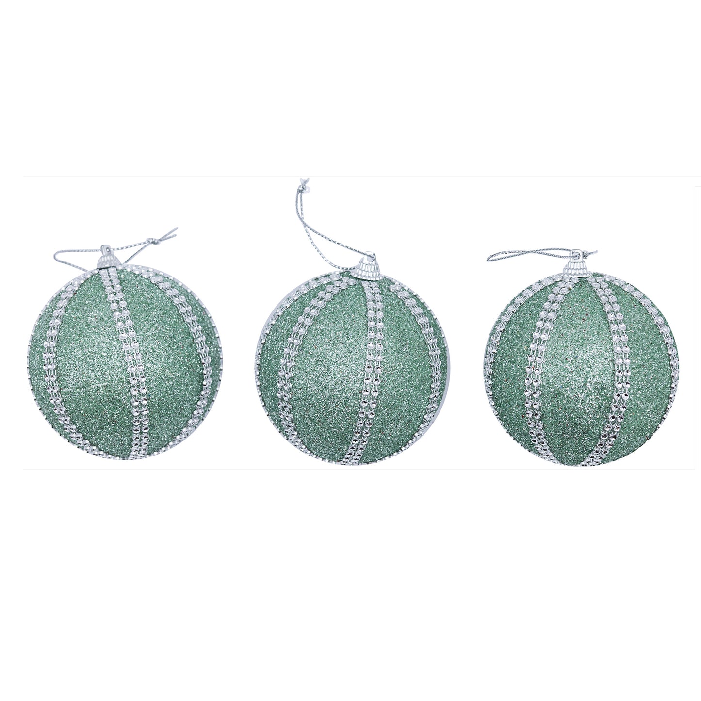 Christmas balls Mint Green, Pack of 3