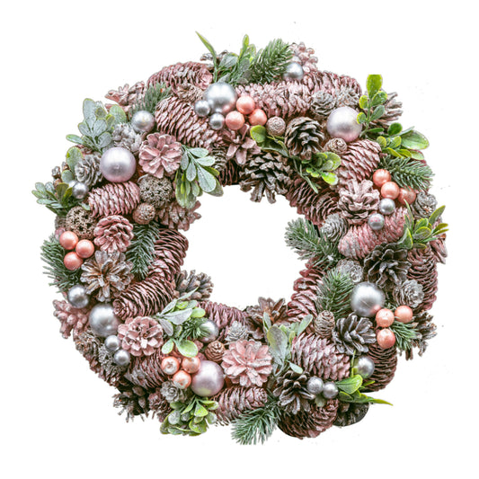 Christmas wreath - Pink