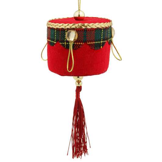 Christmas drum with tassel