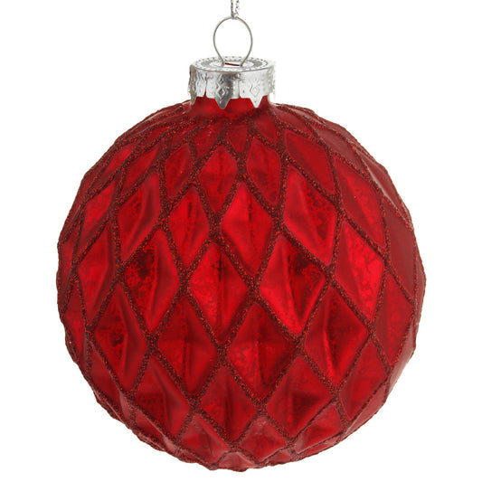 Christmas ball Red - Pack of 6