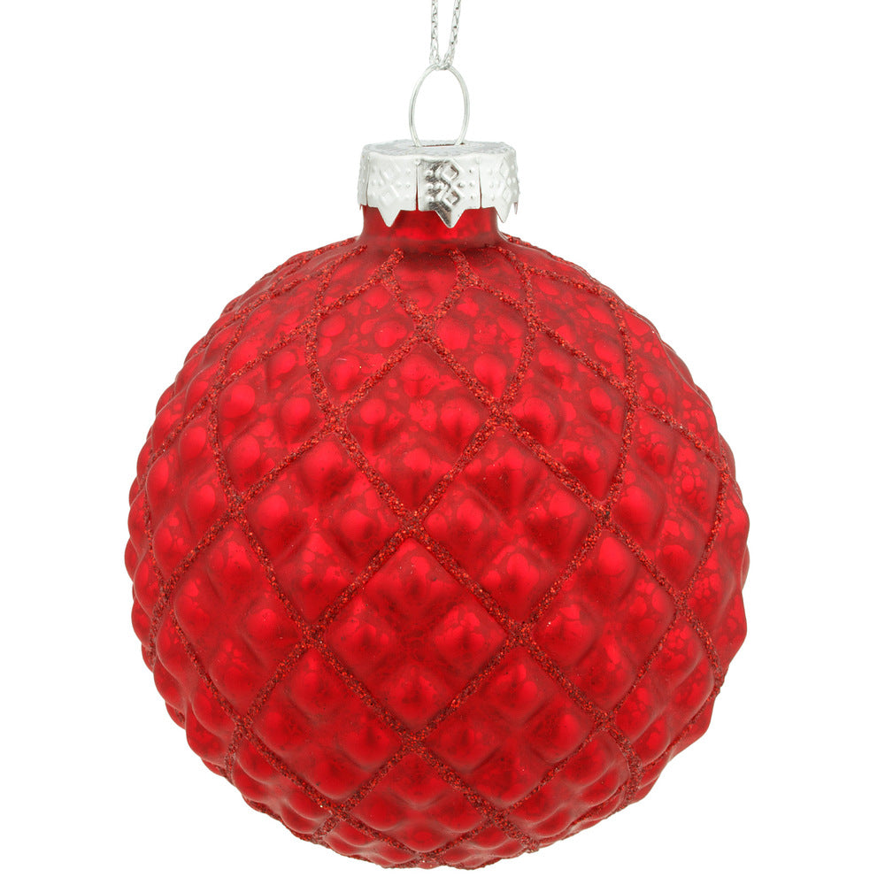 Christmas ball Red - Pack of 6