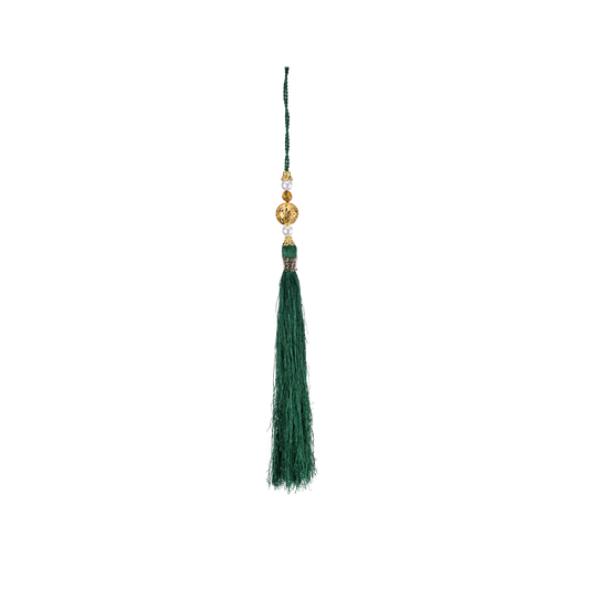 Christmas silk tassel - Green