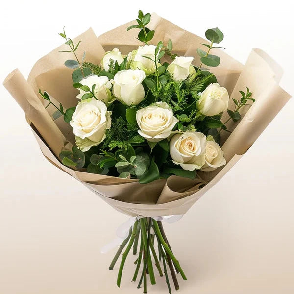 White Roses Bouquet